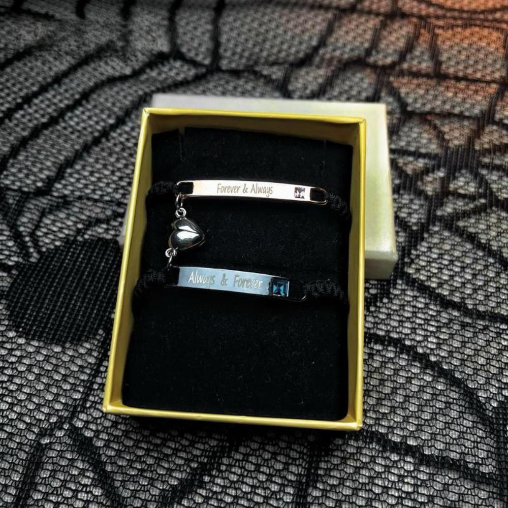 Magnetisches Herz-Paar-Armband