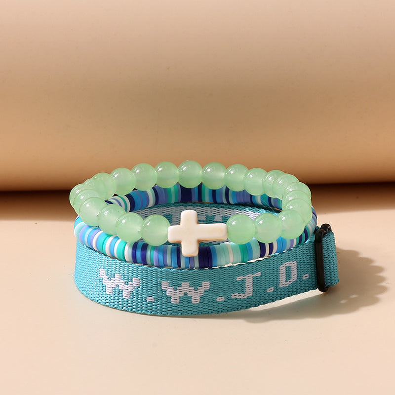 W.W.J.D Armband-Set