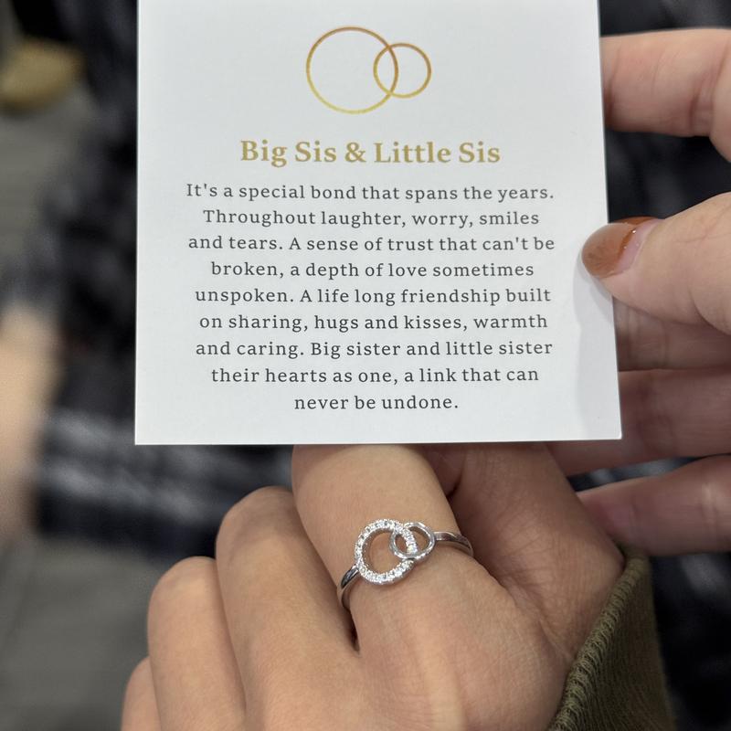 Große Schwester & Kleine Schwester Ring