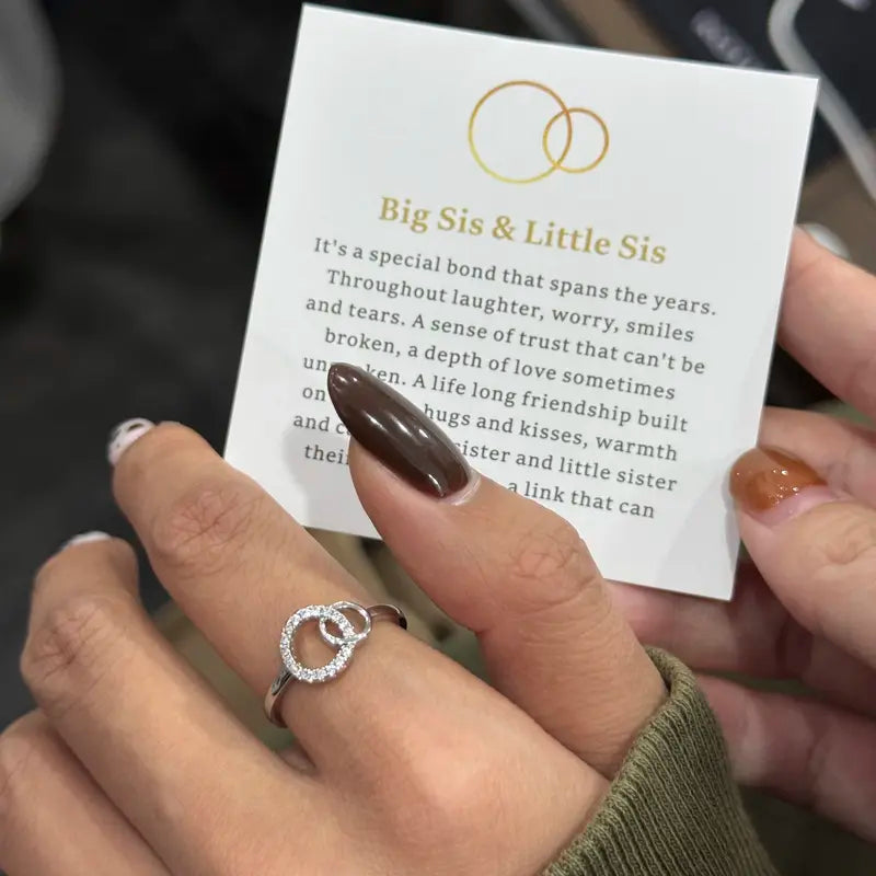 Große Schwester & Kleine Schwester Ring