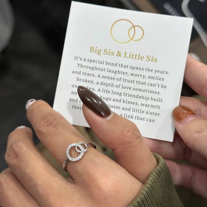 Große Schwester & Kleine Schwester Ring