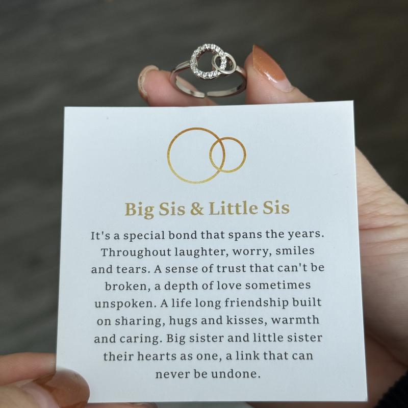 Große Schwester & Kleine Schwester Ring
