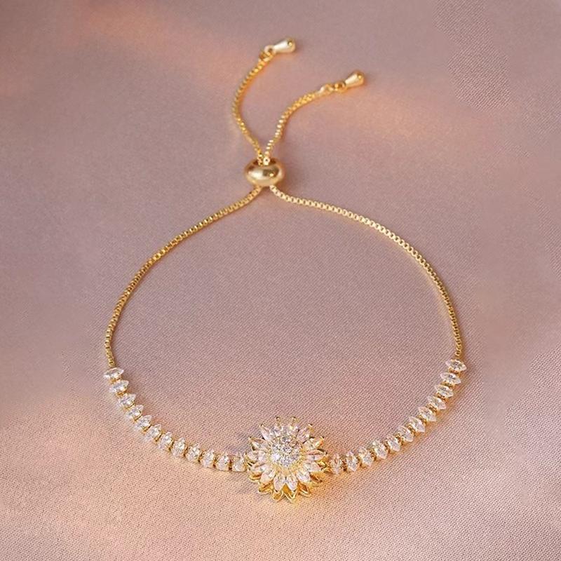 Beruhigendes Sonnenblumen-Armband