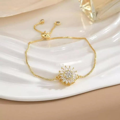 Beruhigendes Sonnenblumen-Armband