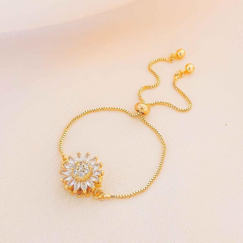 Beruhigendes Sonnenblumen-Armband