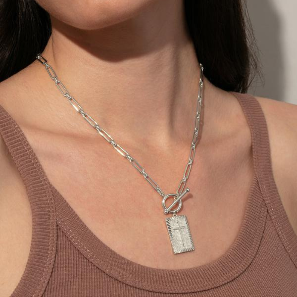 Kreuz-Choker-Halskette