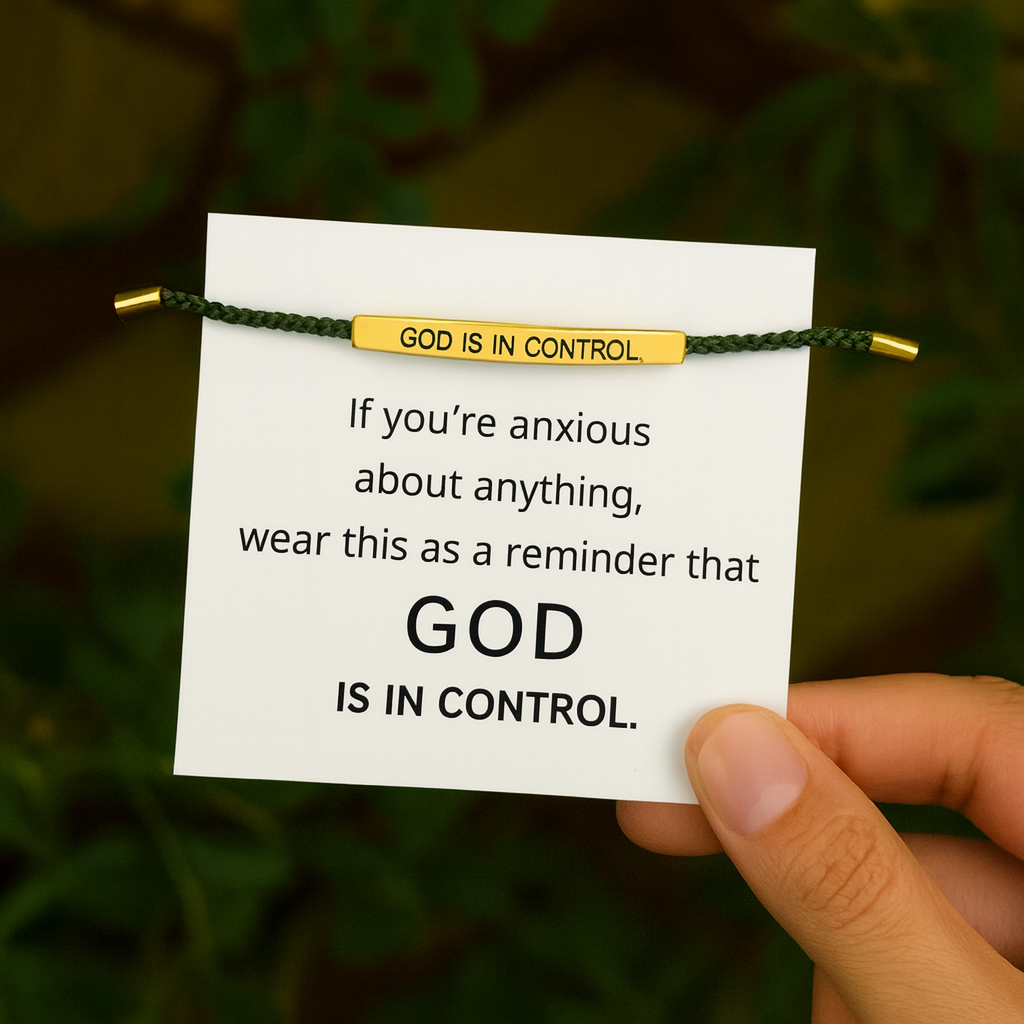 Gott hat die Kontrolle Armband