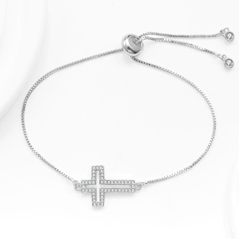 Ausgehöhltes Kreuz-Armband