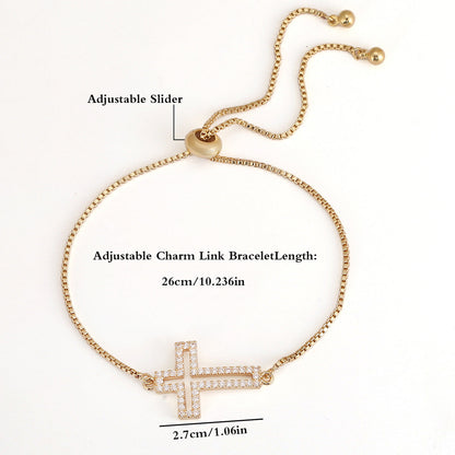 Ausgehöhltes Kreuz-Armband