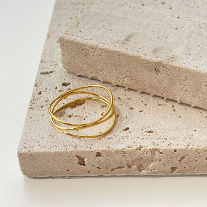 Ineinandergreifender Fidget-Ring für Damen
