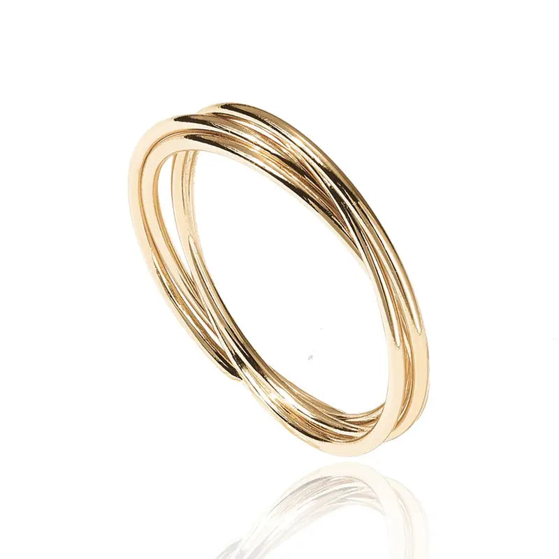 Ineinandergreifender Fidget-Ring für Damen