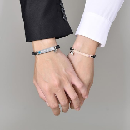 Magnetisches Herz-Paar-Armband