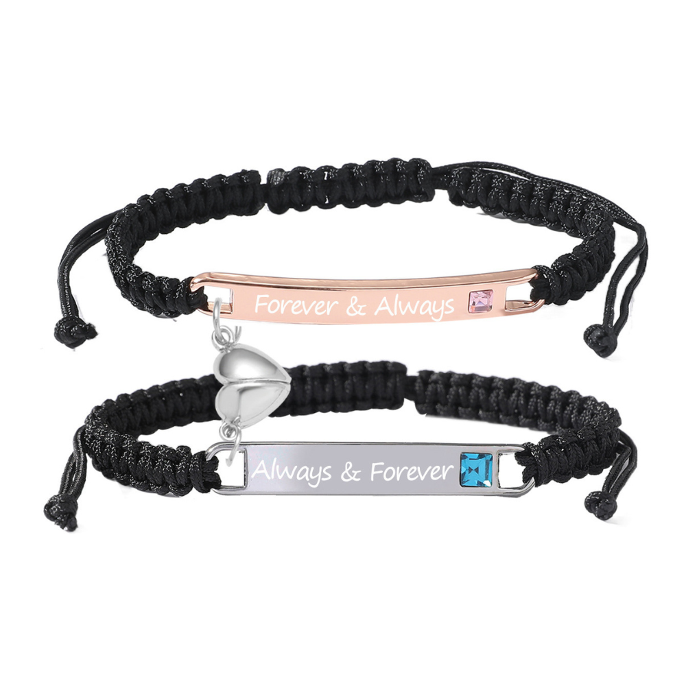 Magnetisches Herz-Paar-Armband