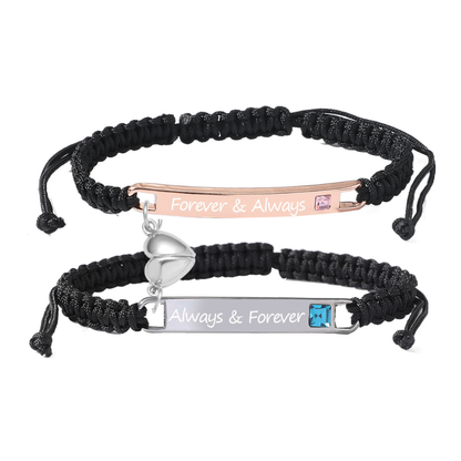 Magnetisches Herz-Paar-Armband