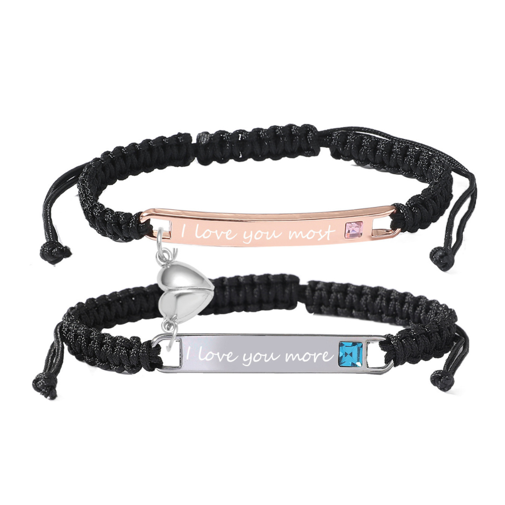 Magnetisches Herz-Paar-Armband