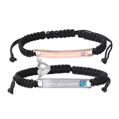 Magnetisches Herz-Paar-Armband