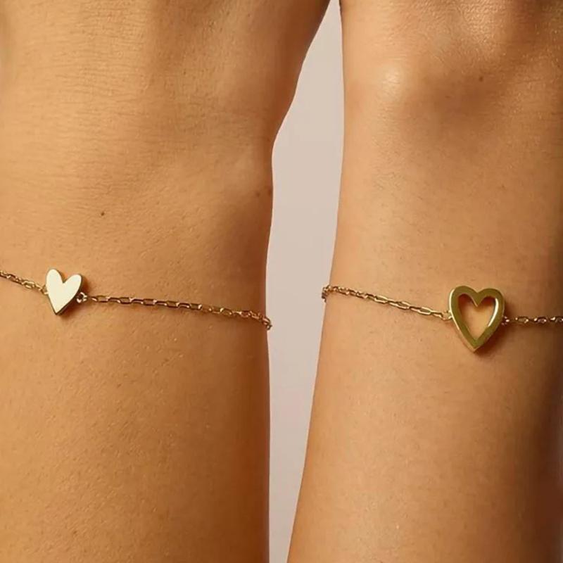 Passendes Herz-Armband