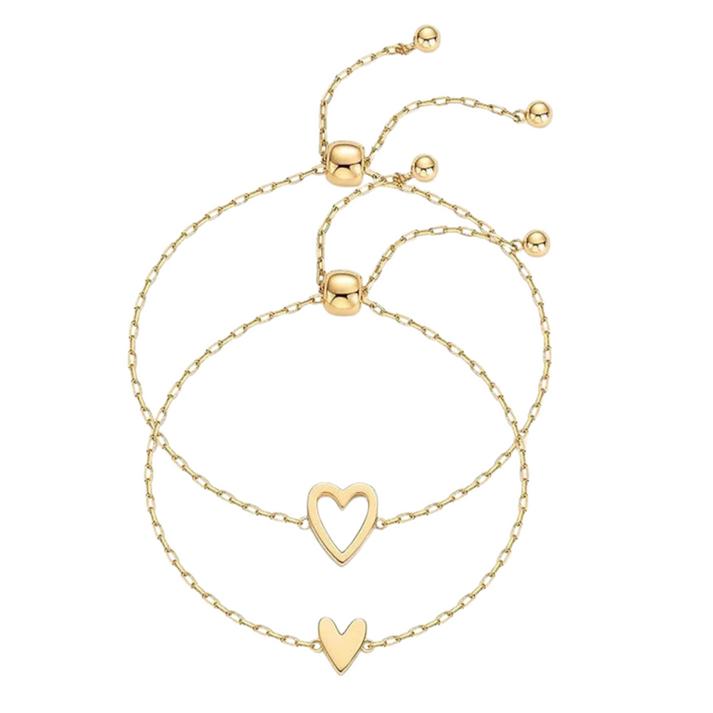 Passendes Herz-Armband