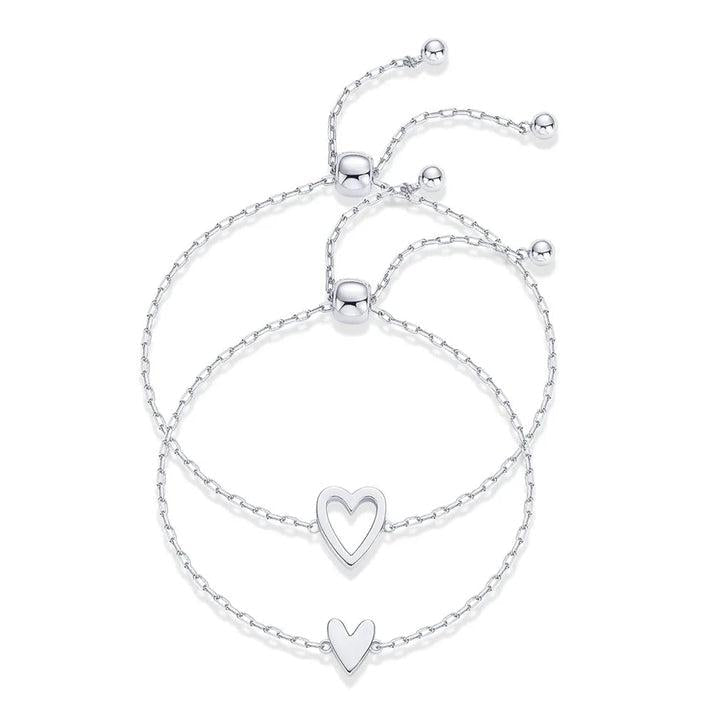 Passendes Herz-Armband