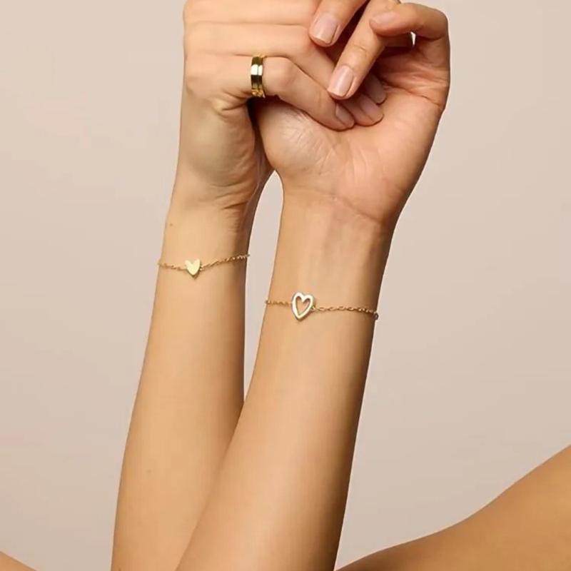 Passendes Herz-Armband