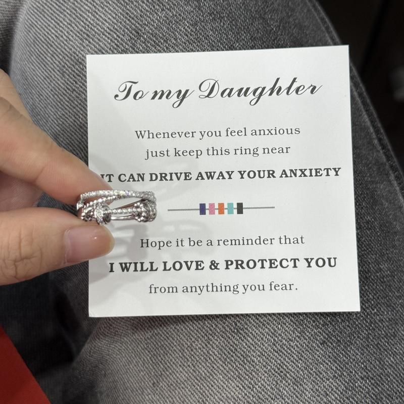 An meine Tochter - Fidget-Ring
